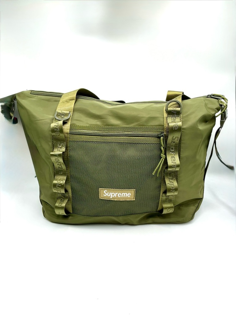 Supreme Olive Utility Duffel Tote - Olive Green